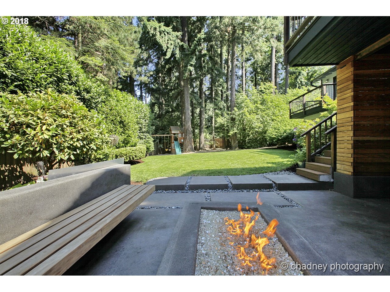 6215 Southwest Jan Tree Court Portland, OR 97219 - Photo 26 of 32 Fireplace Outside