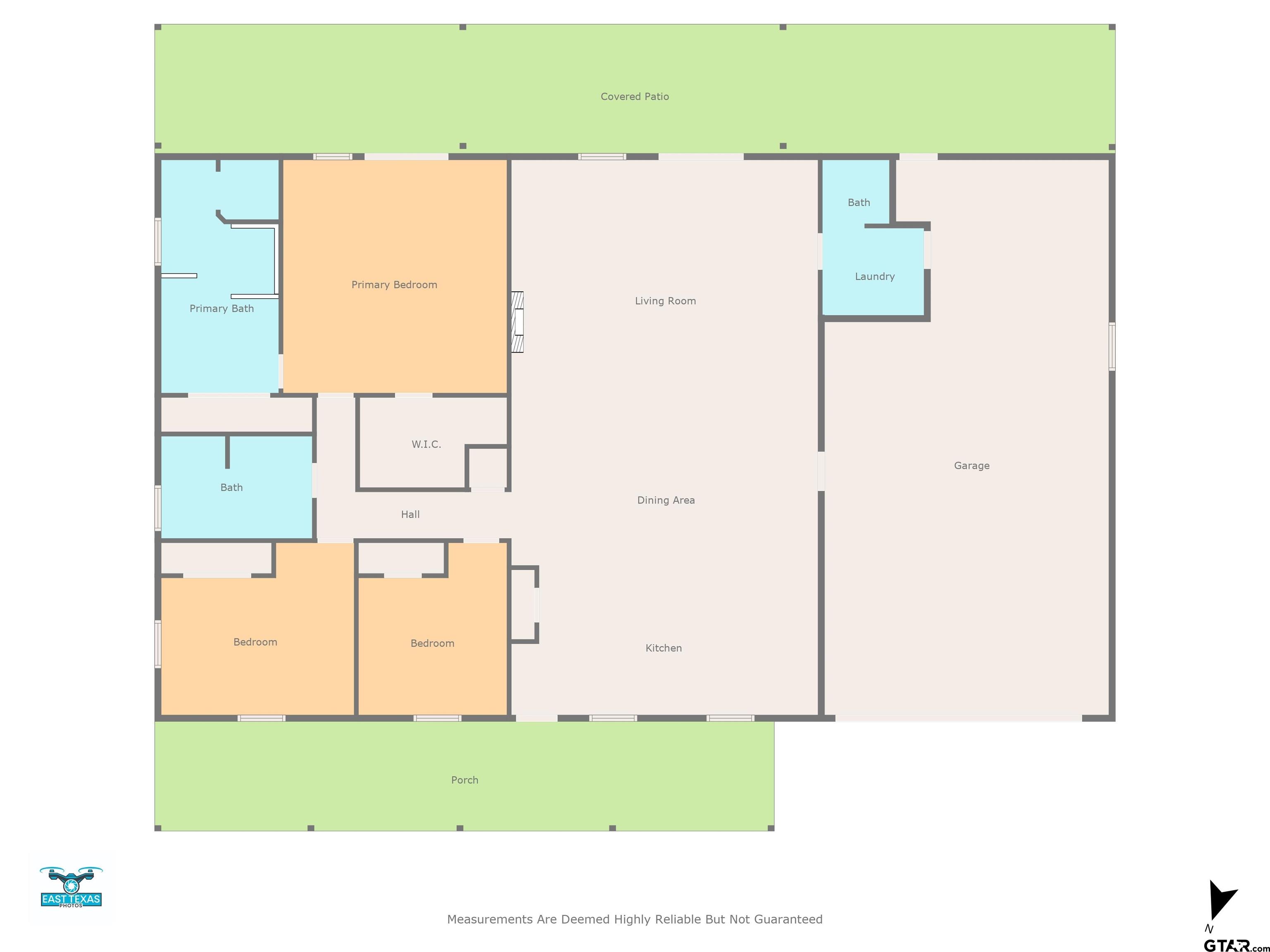 423 County Road 4306 Naples, TX 75568 - Photo 47 of 47 a picture of a floor plan
