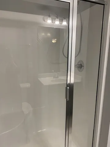 a close view of sink