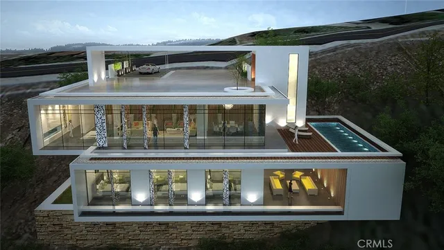 a front view of house with yard