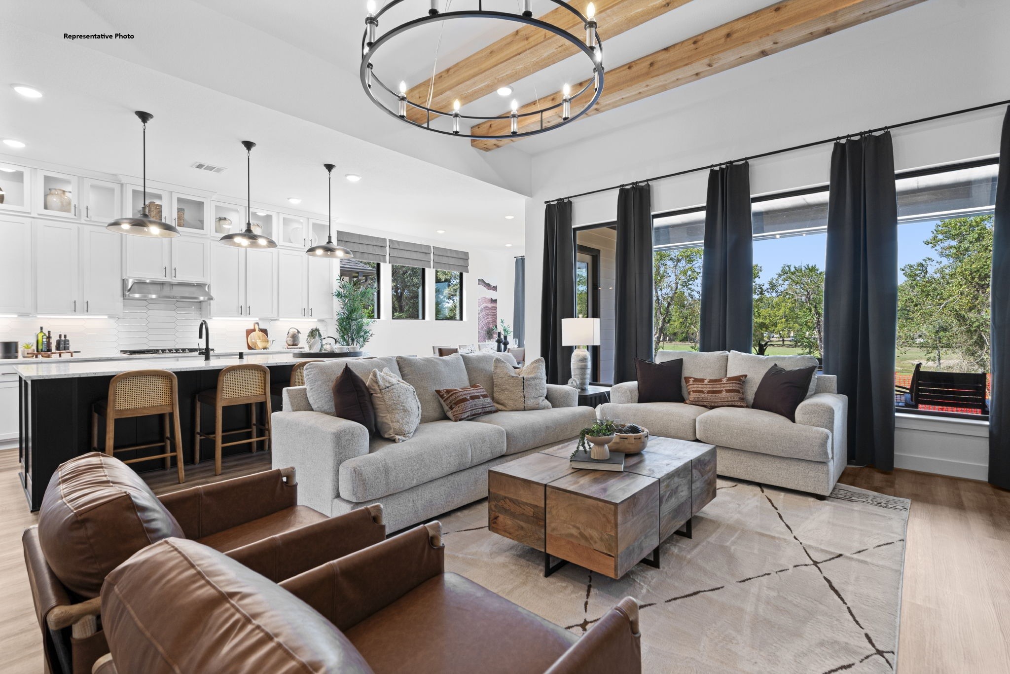 621 Cross Timbers Trace Hempstead, TX 77445 - Photo 21 of 21 As you wander through the open floor plan, you’ll notice high ceilings that elevate the ambiance, while carefully chosen materials add a touch of luxury without losing that cozy feel.