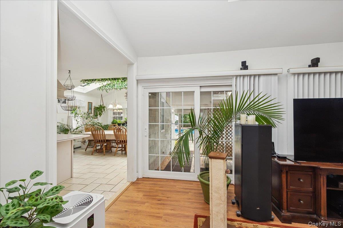 346 Ridgefield Road Hauppauge, NY 11788 - Photo 28 of 45 Doorway to outside with wood finished floors