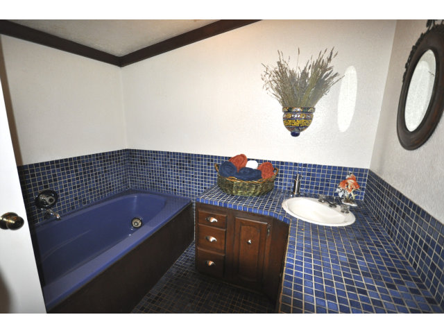 131 Hazel Avenue Millbrae, CA 94030 - Photo 10 of 16 a bathroom with a sink a mirror and a shower