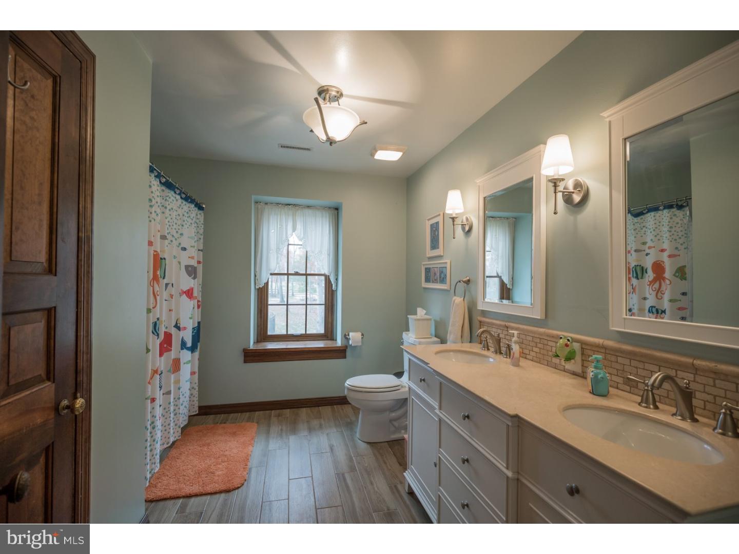18 Gate Road Tabernacle, NJ 08088 - Photo 15 of 25 a bathroom with a sink a toilet a mirror a vanity and shower