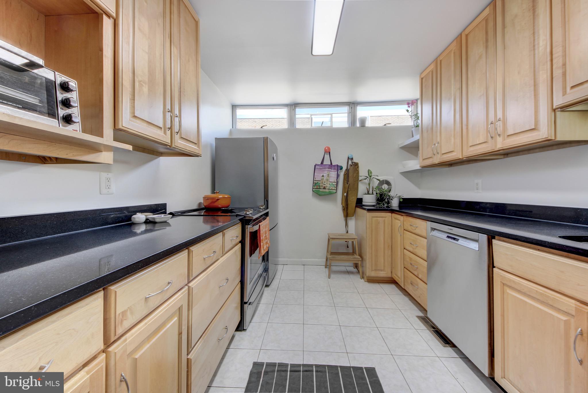 332 N Street Southwest Washington, DC 20024 - Photo 12 of 33 Spacious galley kitchen with ample storage