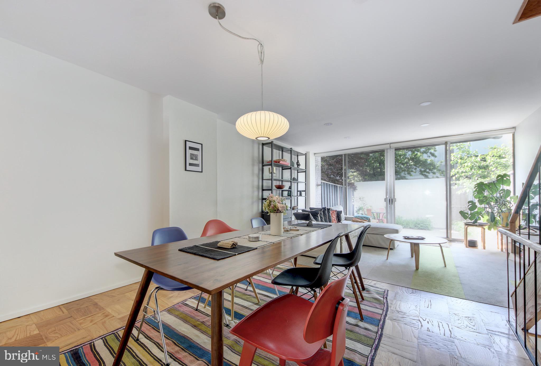 332 N Street Southwest Washington, DC 20024 - Photo 5 of 33 Bright and open concept living and dining area