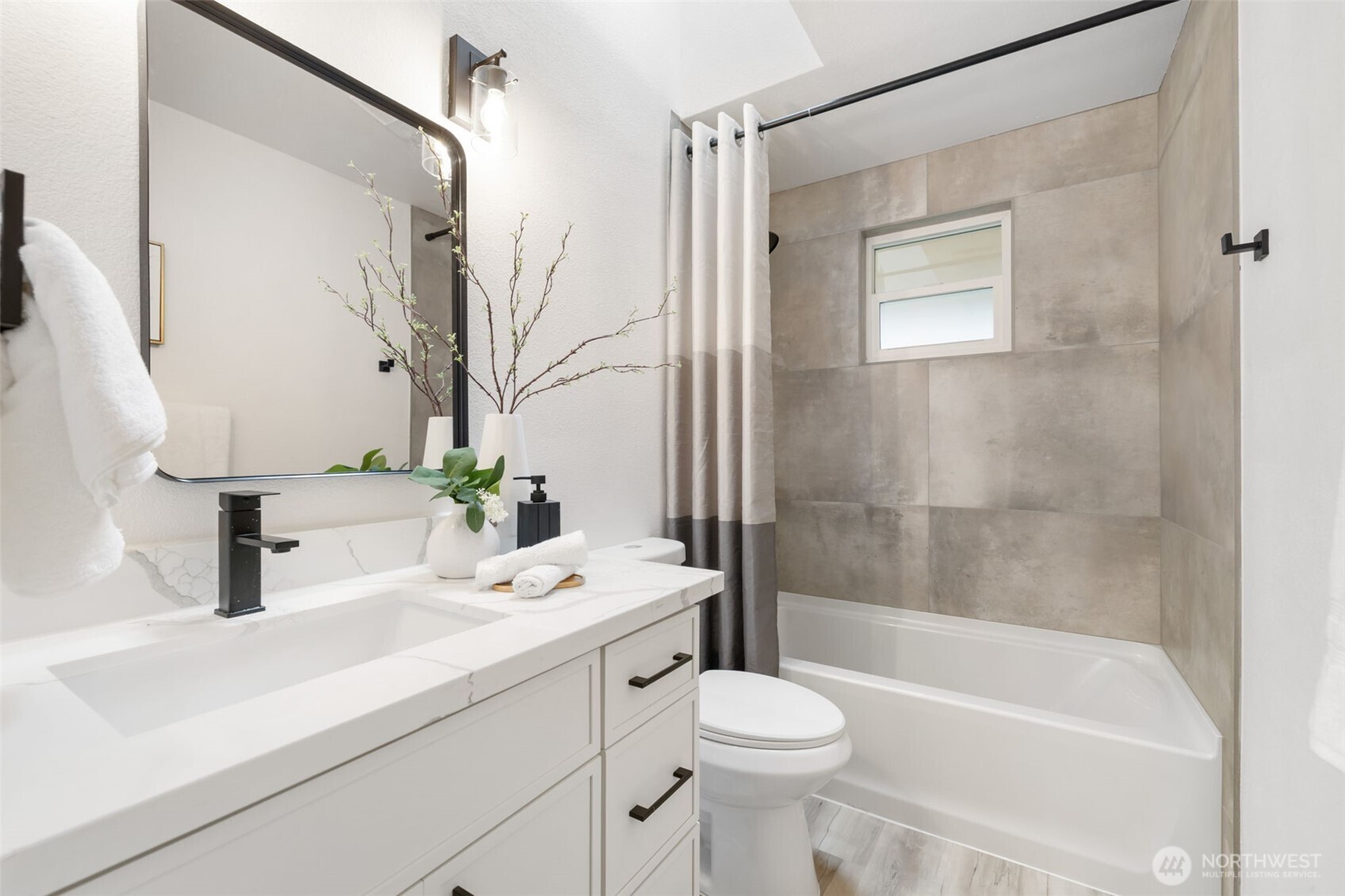120 East Stadium Lane Grapeview, WA 98546 - Photo 15 of 34 a bathroom with a sink a toilet and shower