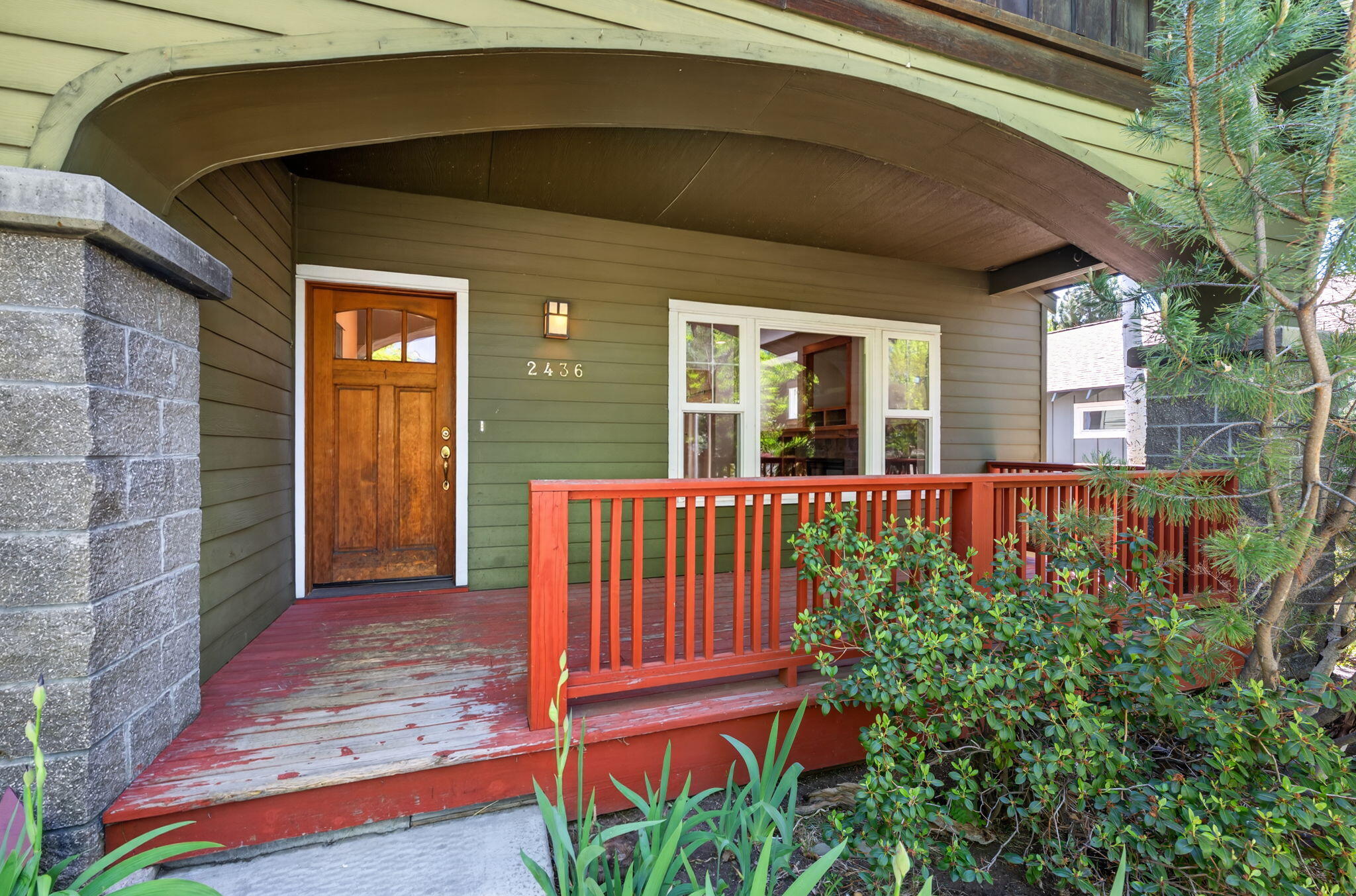 2436 Northwest Awbrey Road Bend, OR 97703 - Photo 3 of 36 Covered Front Porch
