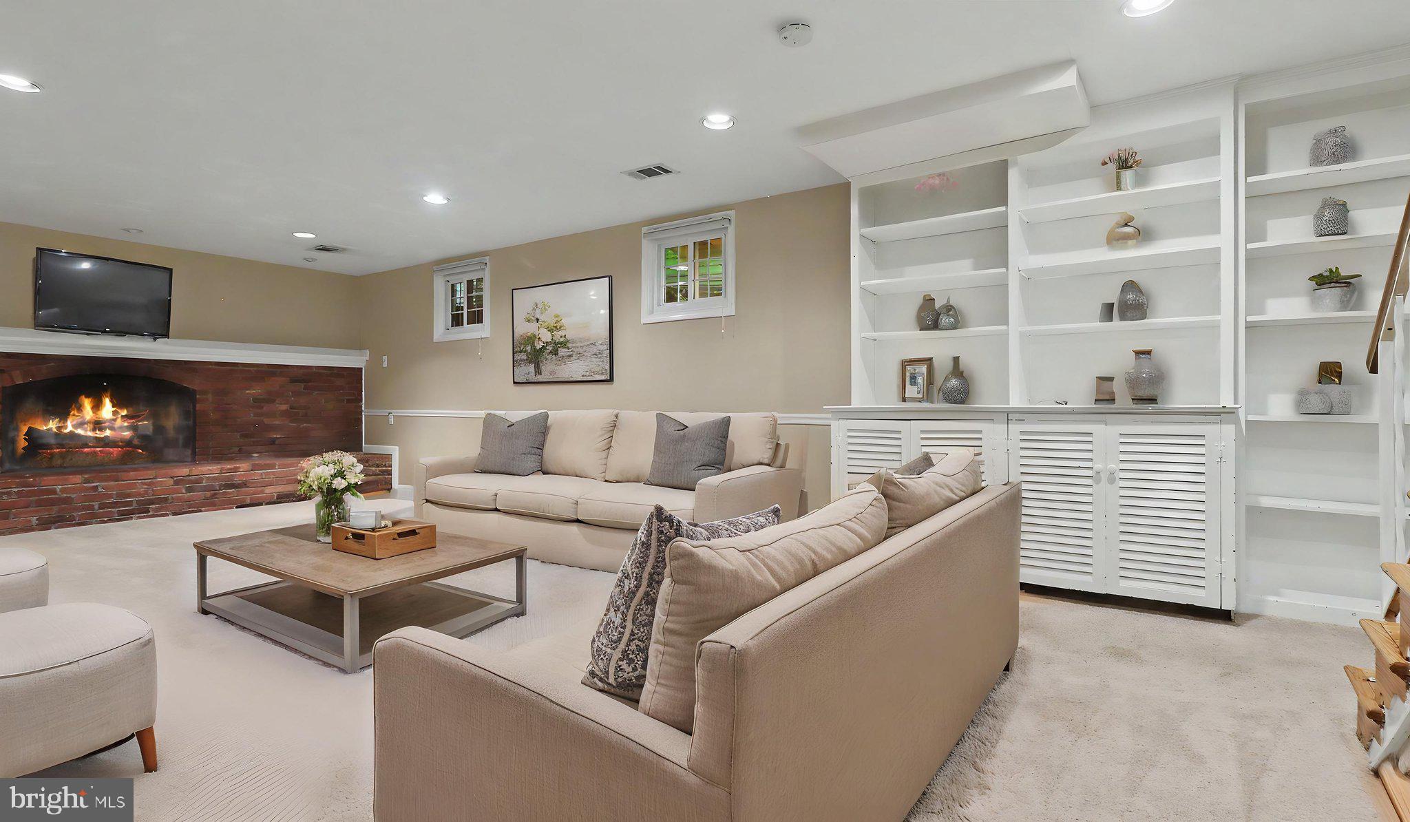 6770 Baron Road McLean, VA 22101 - Photo 66 of 81 Cozy living space with a warm fireplace.