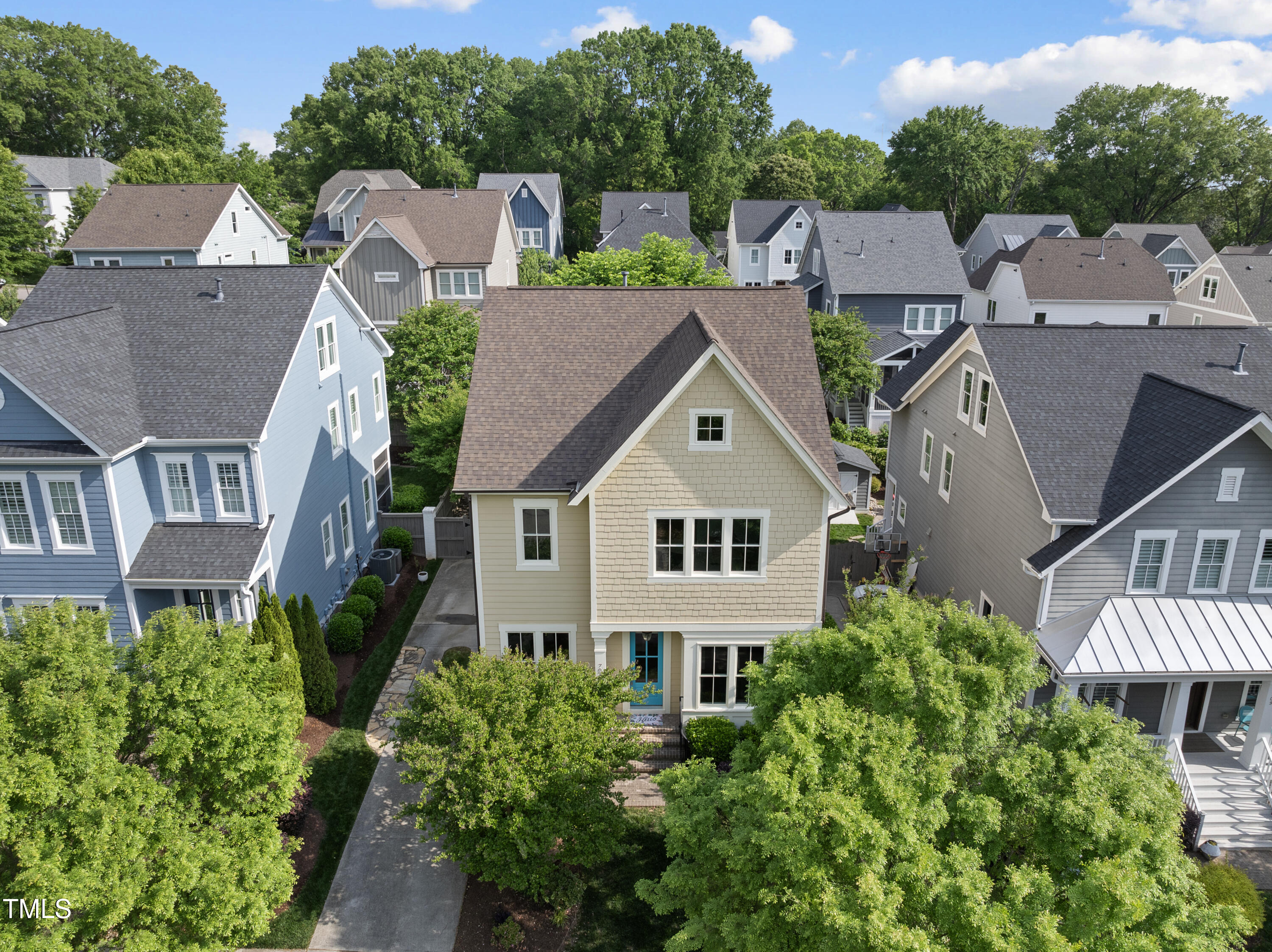 707 Sasser Street Raleigh, NC 27604 - Photo 33 of 38 an aerial view of a house