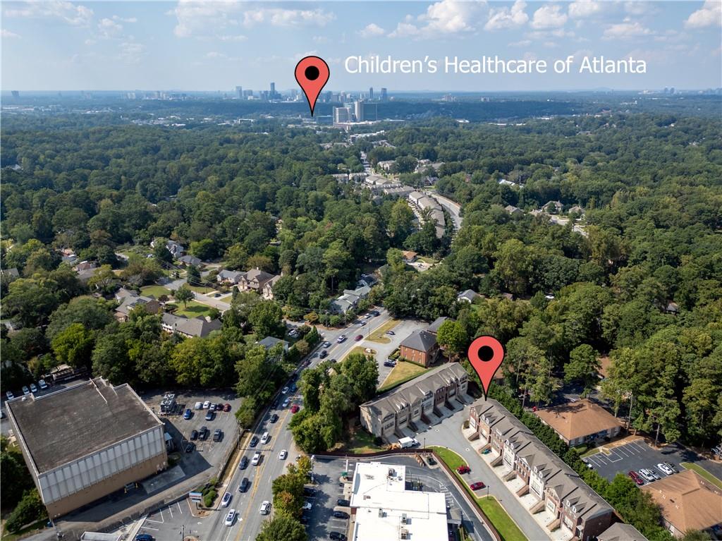 1940 Townsend Court, Unit 15 Atlanta, GA 30329 - Photo 26 of 36 an aerial view of multiple house