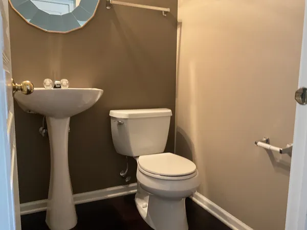 a bathroom with a sink and a toilet