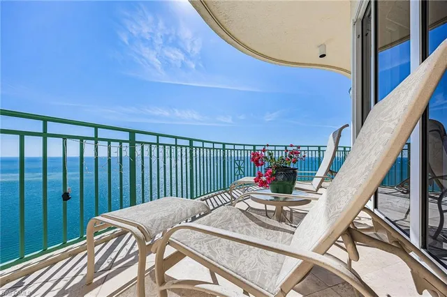 a view of balcony and deck