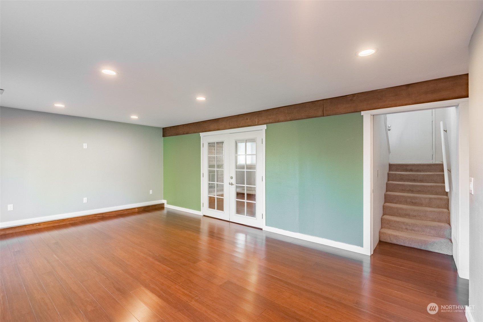 1004 Shaw Road Ferndale, WA 98248 - Photo 19 of 36 wooden floor in an empty room with a window