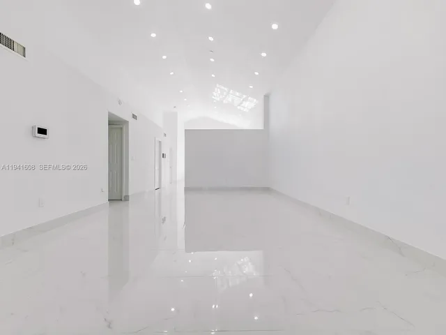 a view of empty room