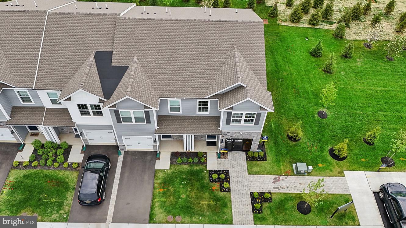 73 Alexander Way Westampton, NJ 08060 - Photo 16 of 17 an aerial view of a house with garden space and street view