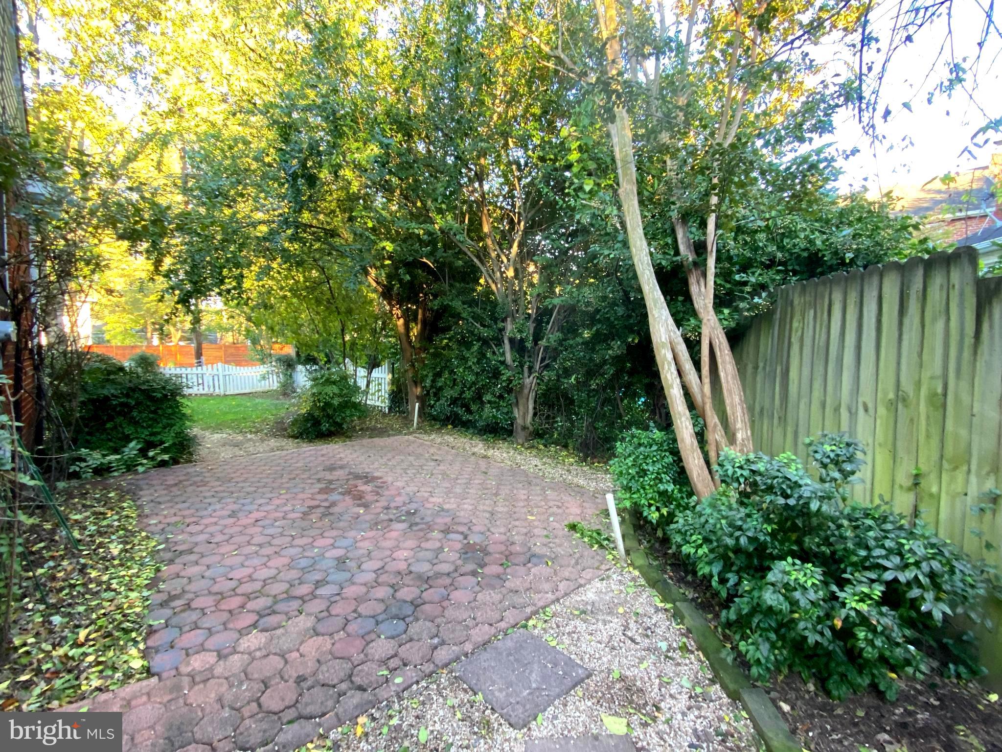 12 West Braddock Road Alexandria, VA 22301 - Photo 6 of 35 Nice private shaded patio on side of house