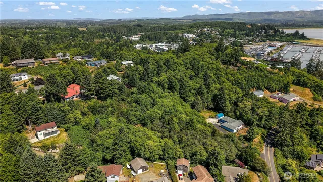 an aerial view of a city with lots of residential buildings