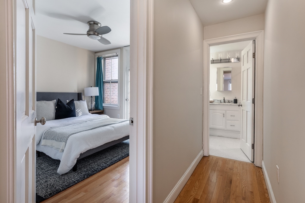 76 West Cedar Street, Unit 4F Boston, MA 02114 - Photo 11 of 22 a bedroom with a bed and a view of bedroom