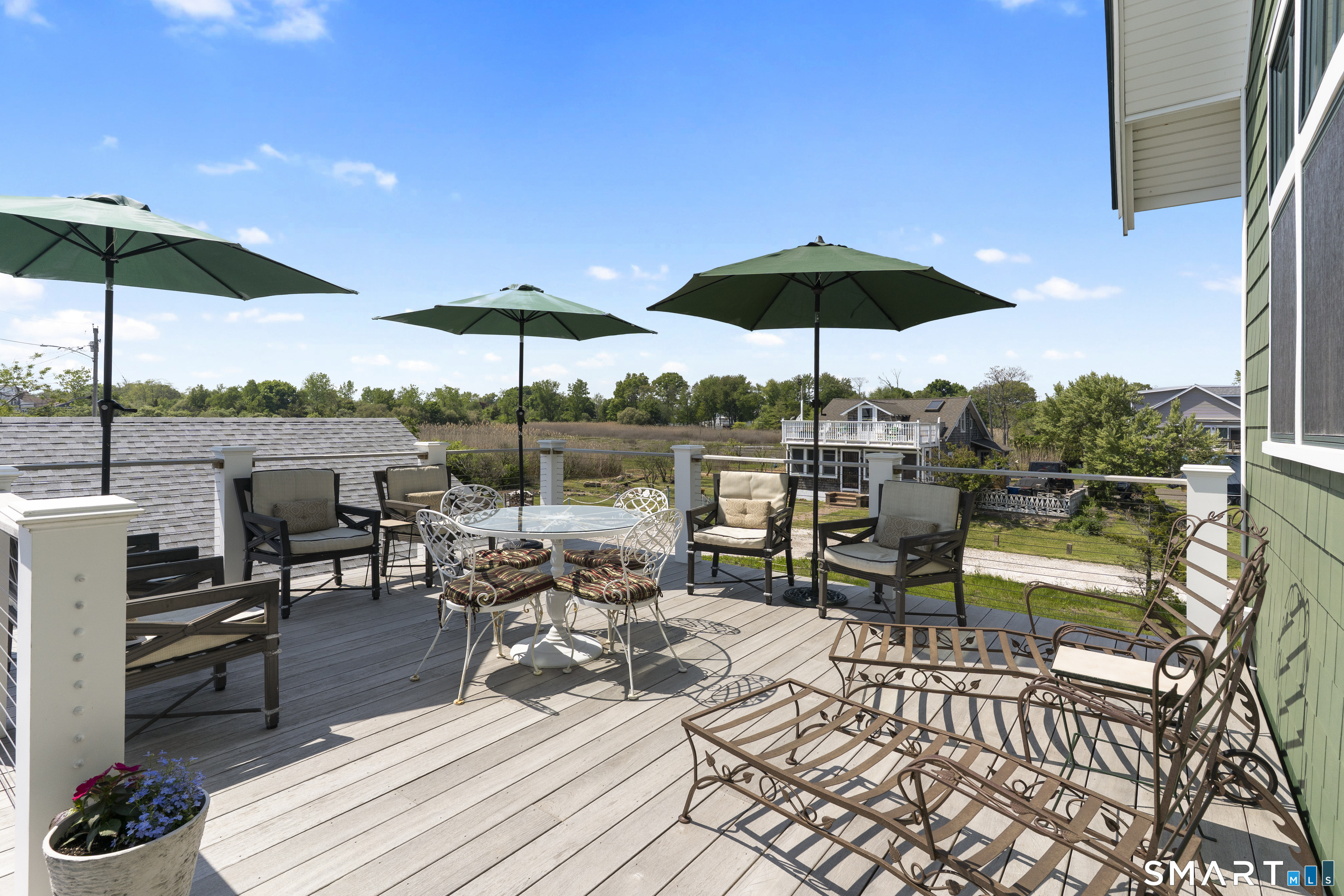 2 Minor Road East Haven, CT 06512 - Photo 29 of 36 a view of a patio with furniture and a table