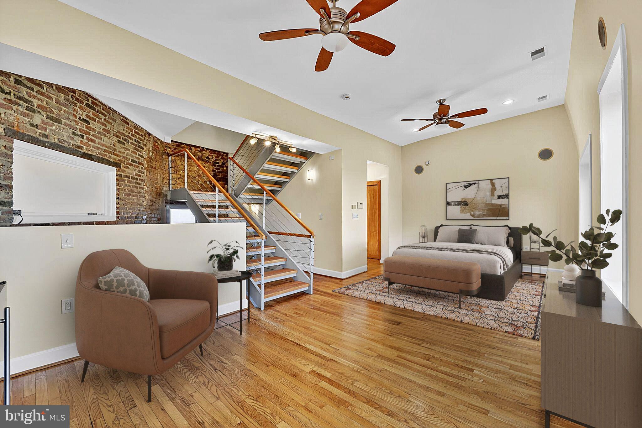 1000 Park Road Northwest Washington, DC 20010 - Photo 7 of 30 a living room with furniture and wooden floor