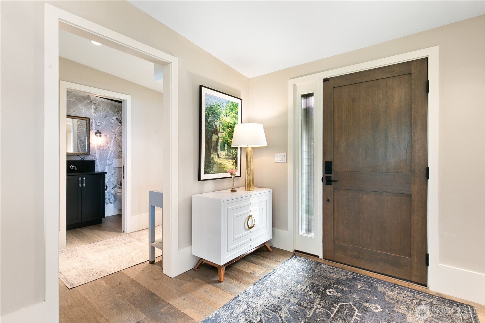 2816 South Hudson Street Seattle, WA 98108 - Photo 5 of 40 a bathroom with a sink and a mirror