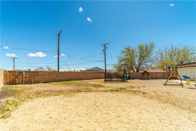 a view of a terrace with a outdoor space