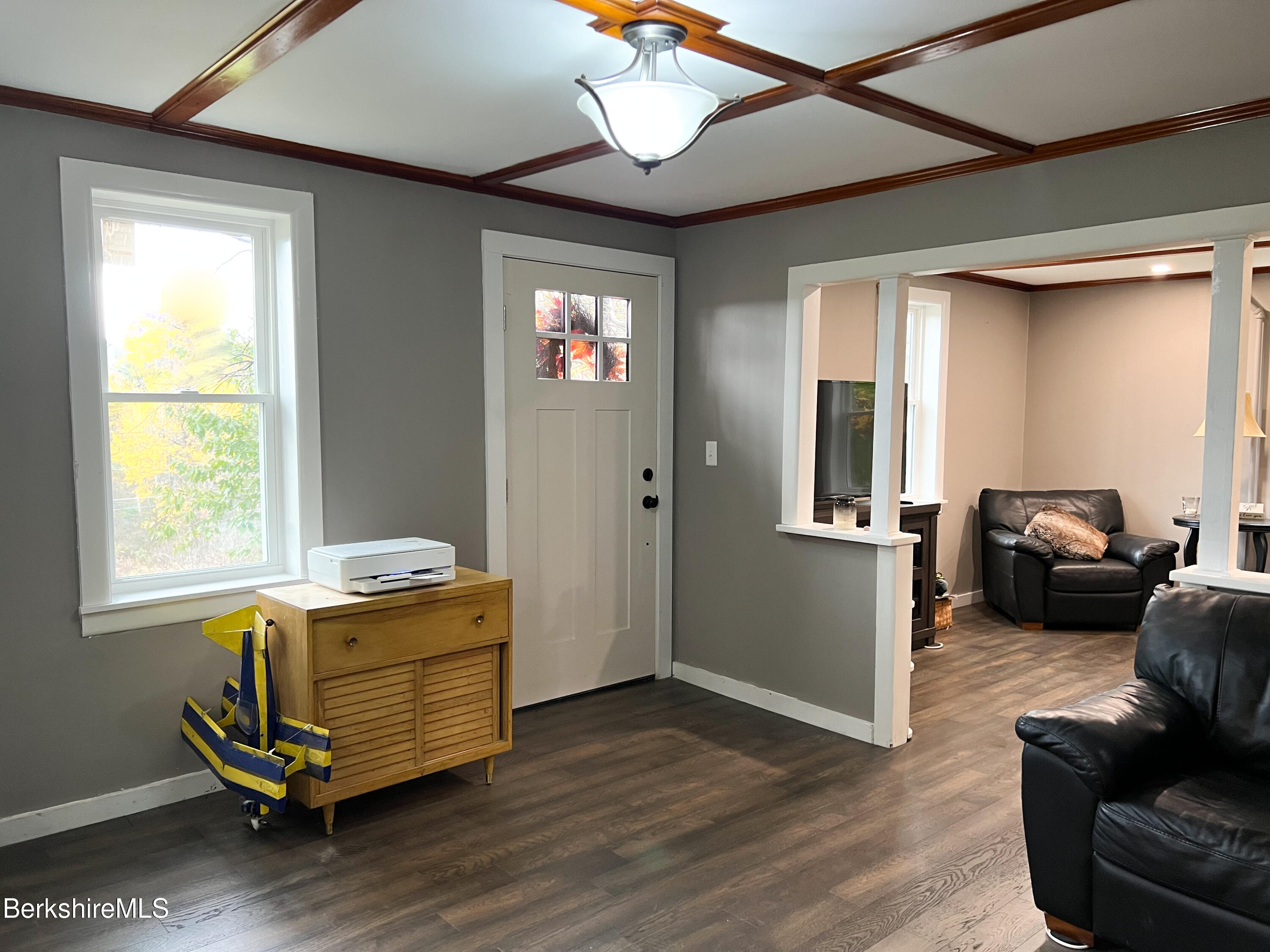 910 Daniels Road Clarksburg, MA 01247 - Photo 20 of 41 a living room with furniture window and wooden floor