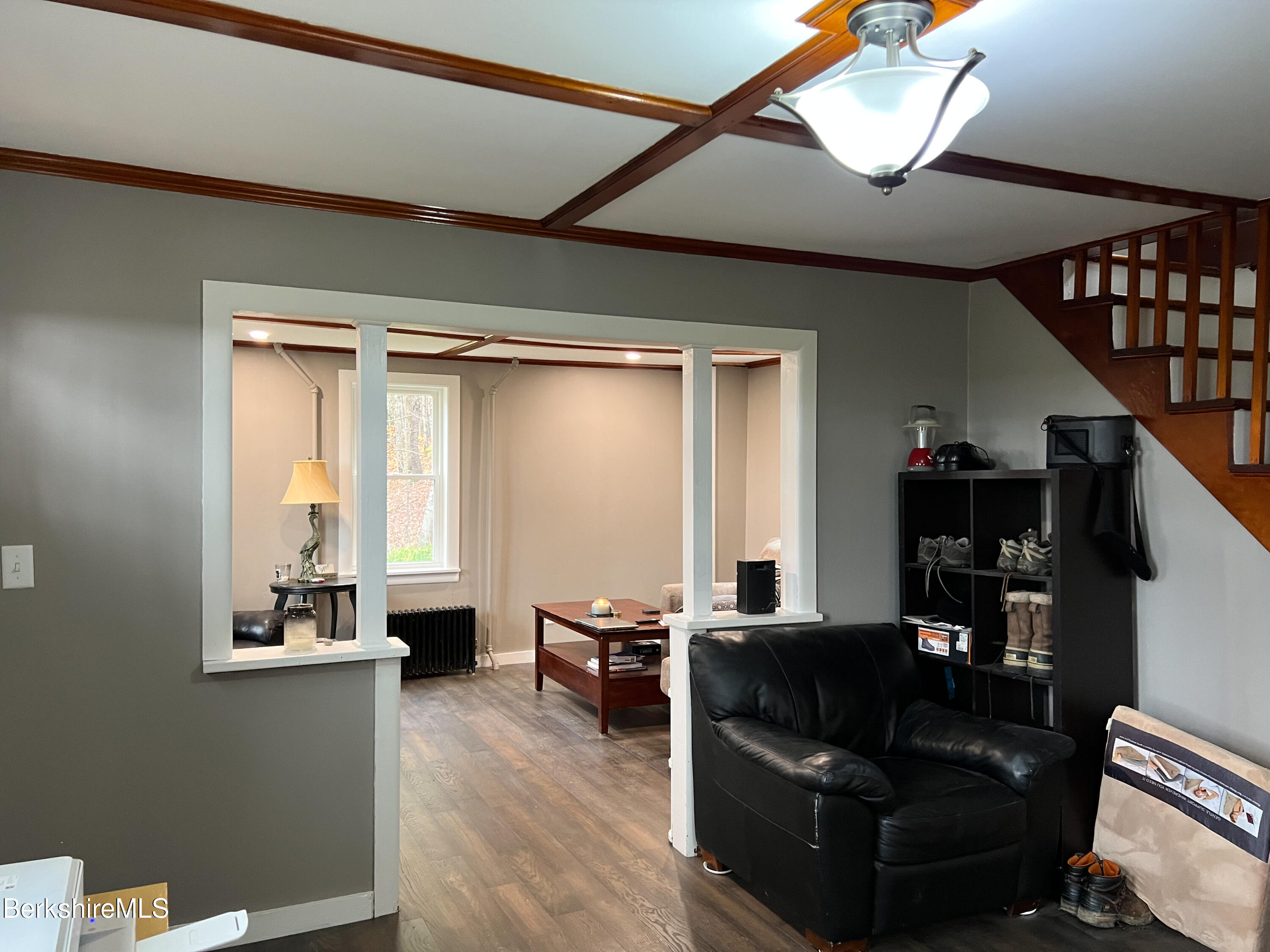 910 Daniels Road Clarksburg, MA 01247 - Photo 22 of 41 a living room with furniture and wooden floor