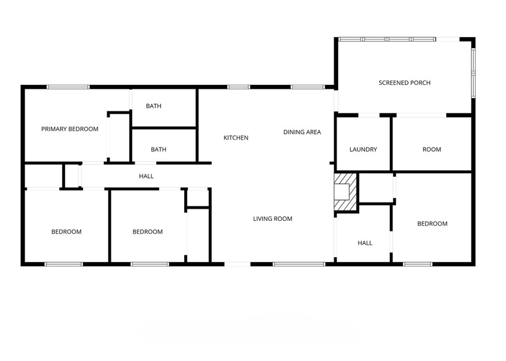 21865 Fox Apple Valley, CA 92307 - Photo 19 of 27 a picture of a floor plan