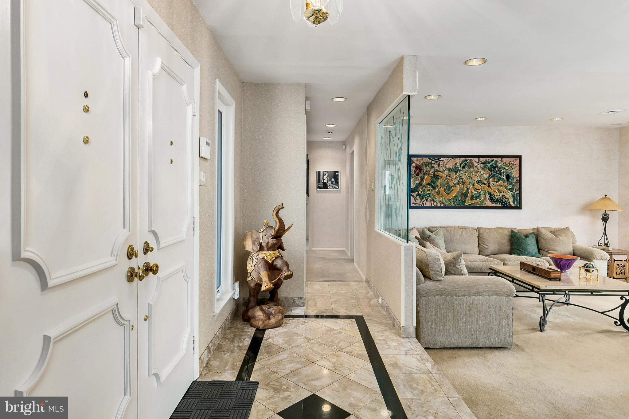 102 Parry Road Cinnaminson, NJ 08077 - Photo 6 of 29 Foyer Entry with Marble Flooring