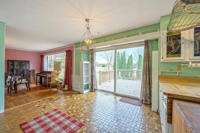 a very nice looking room with a large window