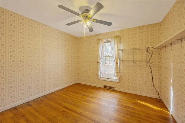 wooden floor in an empty room