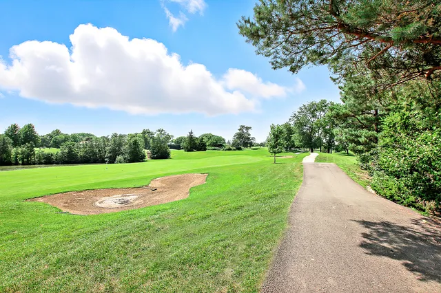 a view of building with outdoor space