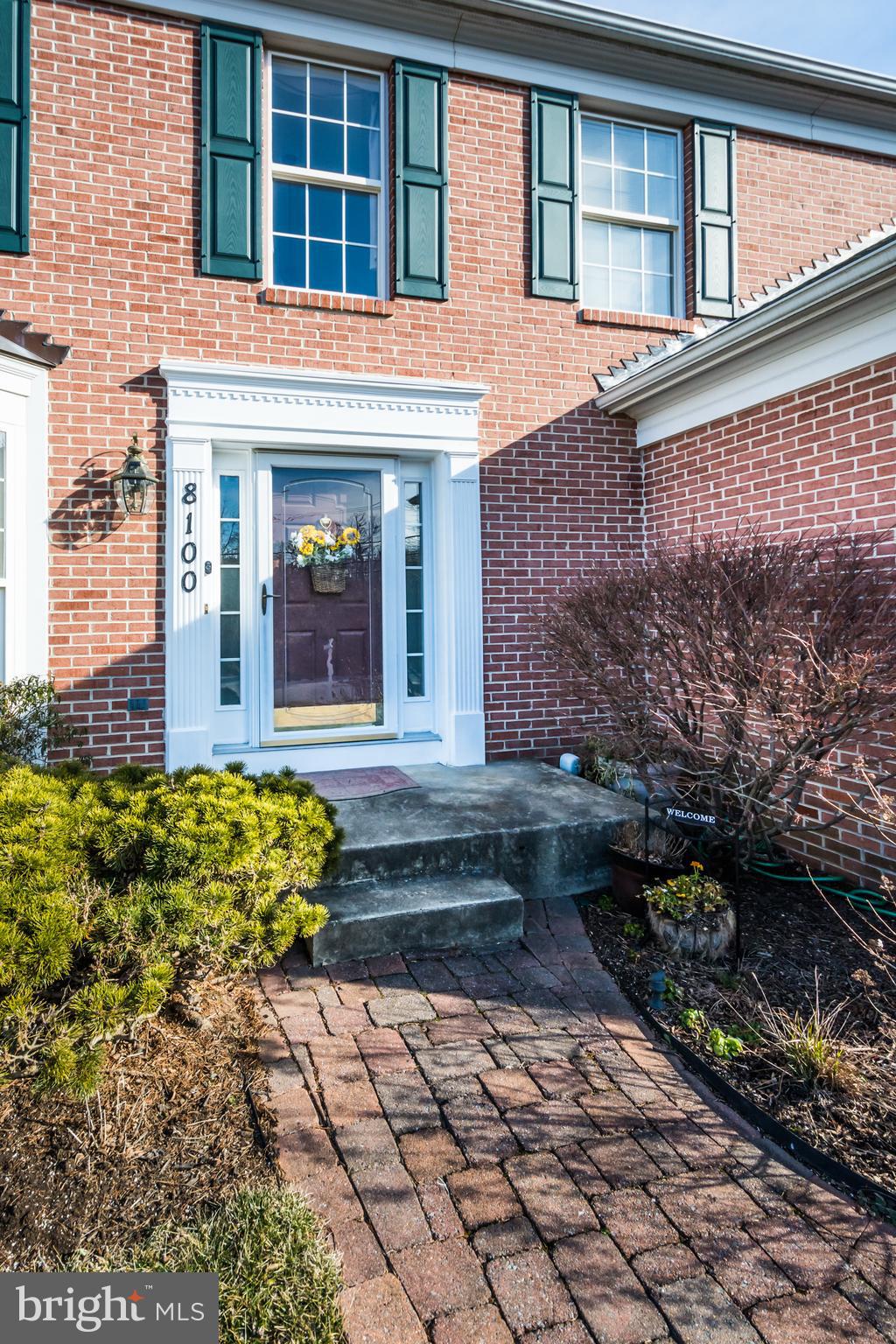 8100 Alan Tree Road Baltimore, MD 21237 - Photo 7 of 70 Brick walkway to front door.