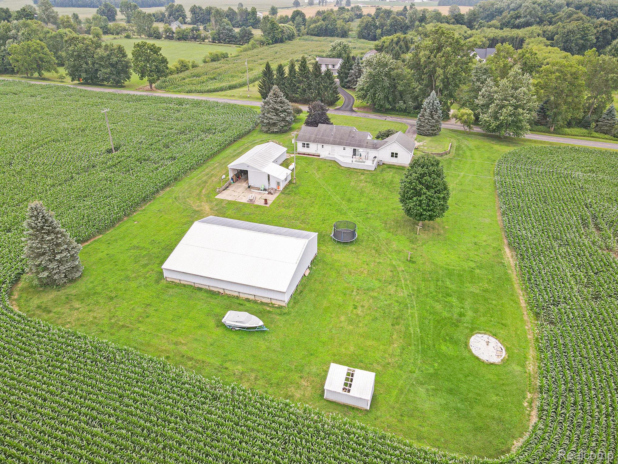 4915 Bell Oak Road East Webberville, MI 48892 - Photo 25 of 27 9c - Aerial.jpg