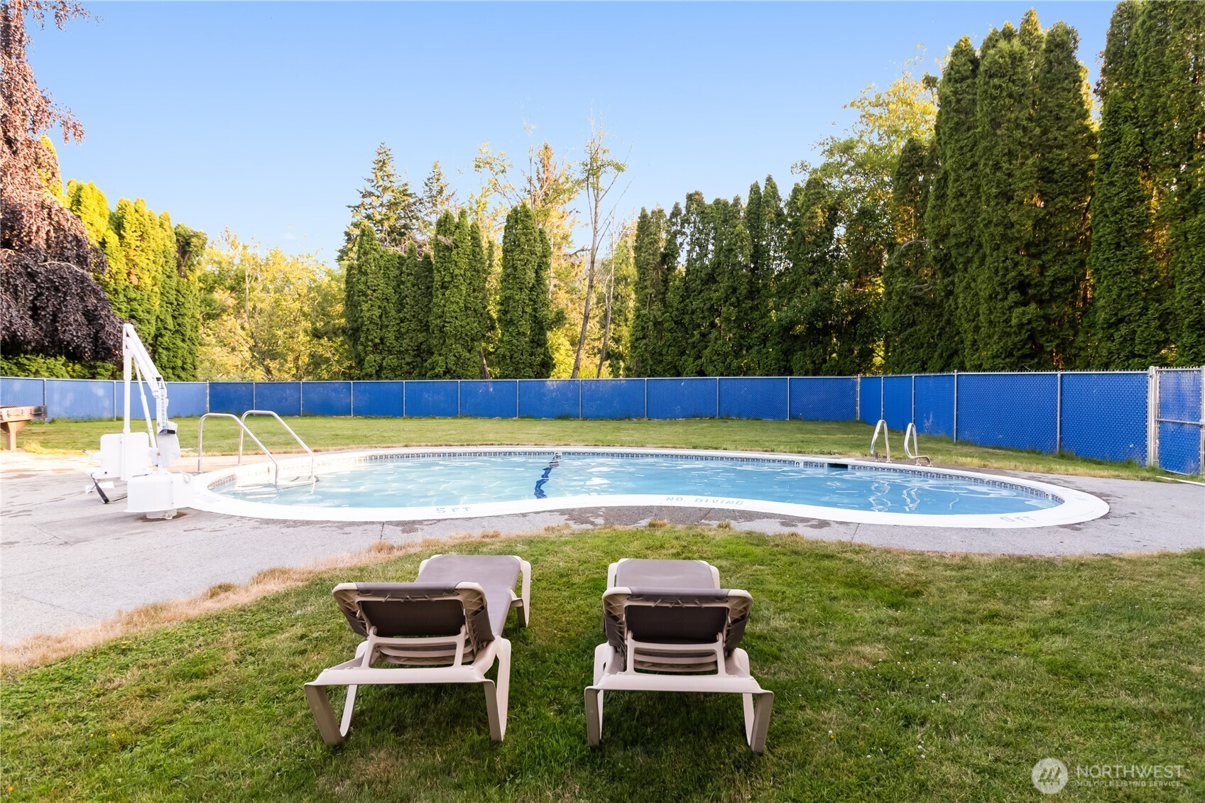 20 North Point Drive Bellingham, WA 98229 - Photo 14 of 16 a view of a swimming pool with a yard