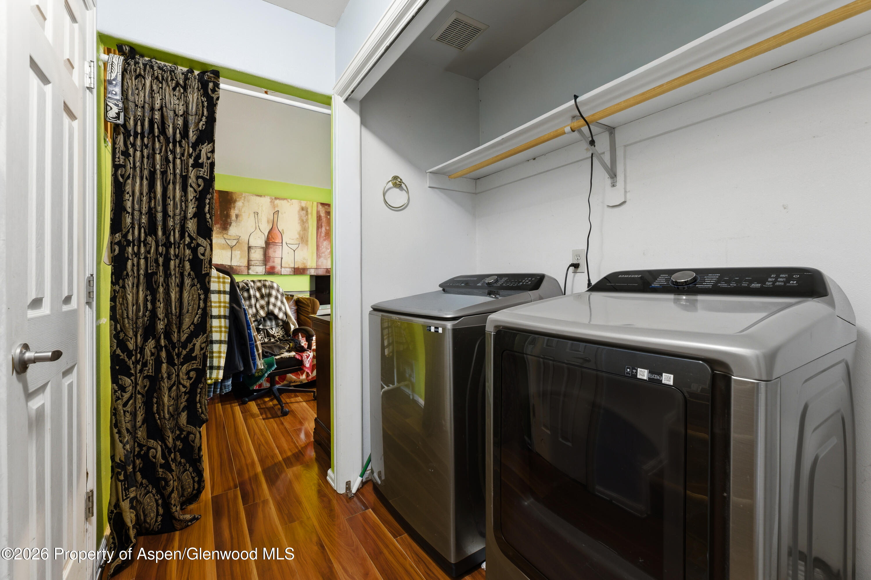 164 Current Drive New Castle, CO 81647 - Photo 24 of 34 a utility room with dryer and washer
