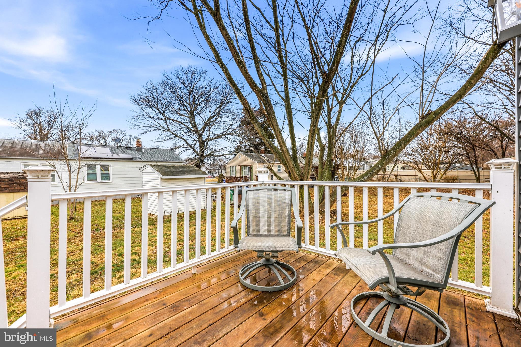3 Victory Street Aberdeen, MD 21001 - Photo 23 of 26 a view of balcony with a large window and wooden floor