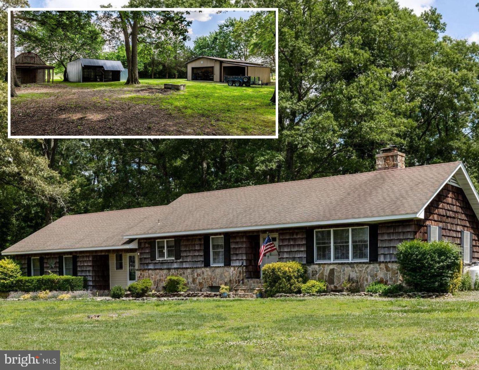 Tons of outside storage for the handyman.