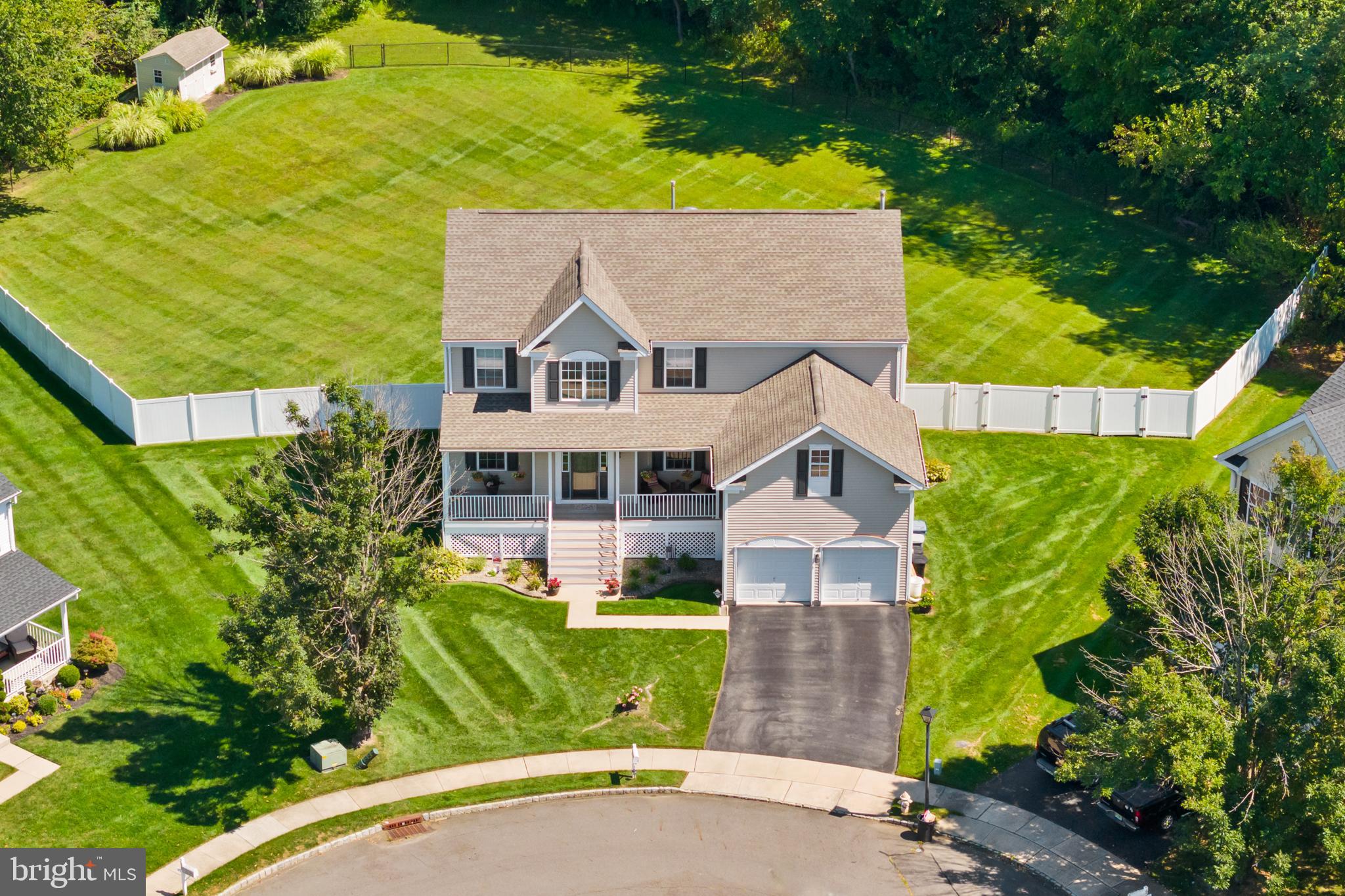 59 Birmingham Drive Columbus, NJ 08022 - Photo 2 of 45 a aerial view of a house with a garden