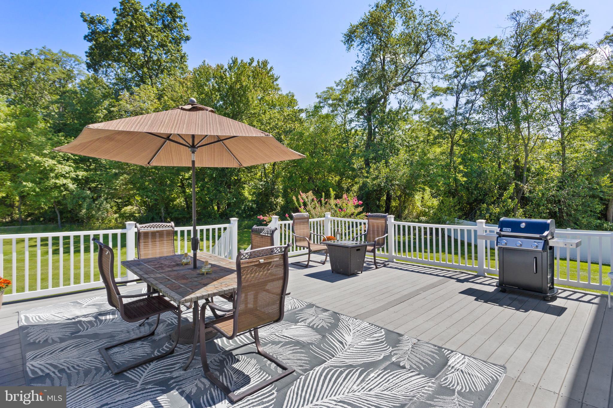 59 Birmingham Drive Columbus, NJ 08022 - Photo 41 of 45 a view of a chairs and table on the deck