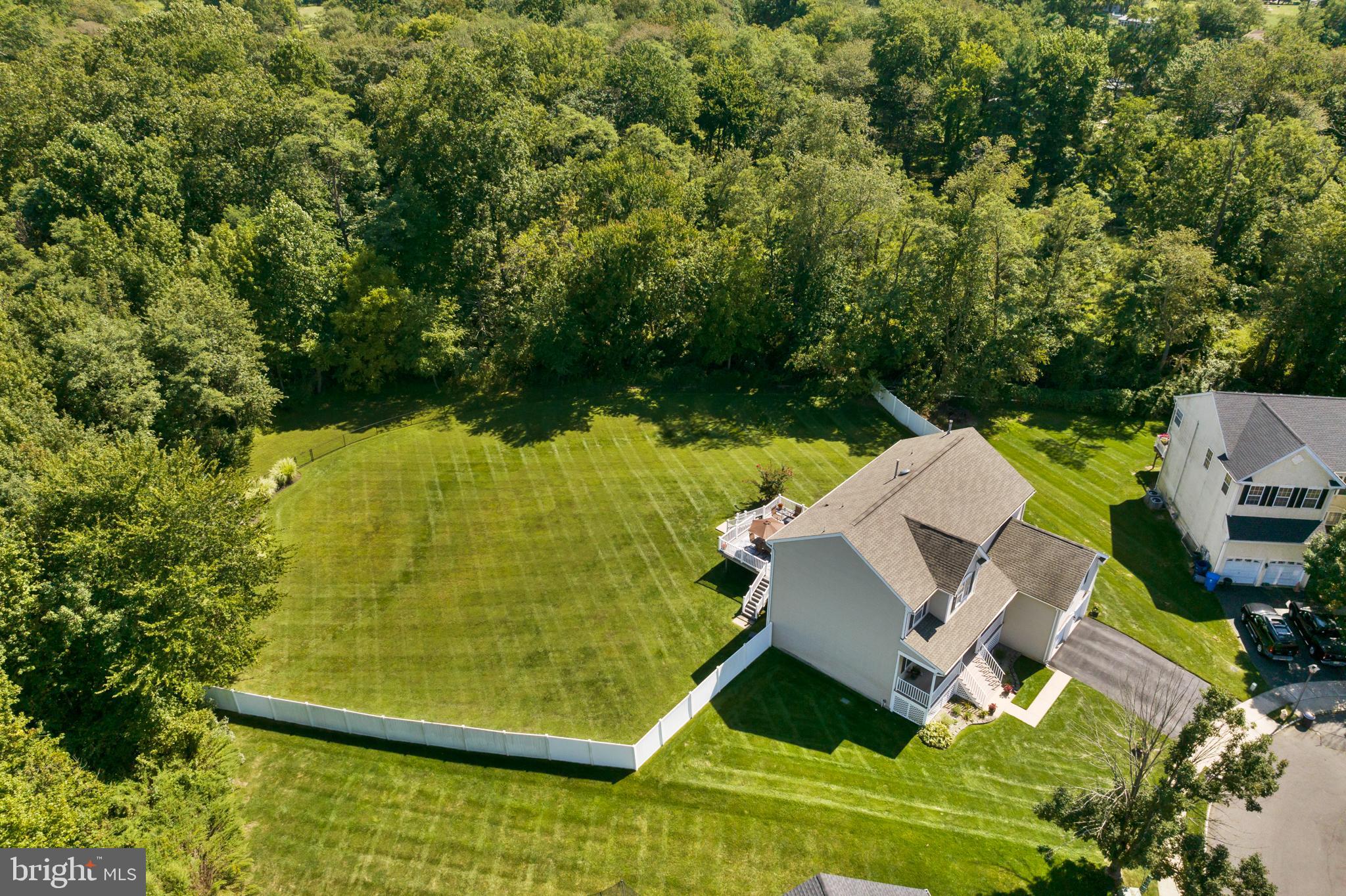 59 Birmingham Drive Columbus, NJ 08022 - Photo 44 of 45 an aerial view of a house with a yard basket ball court and outdoor seating