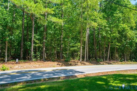 a view of backyard with green space