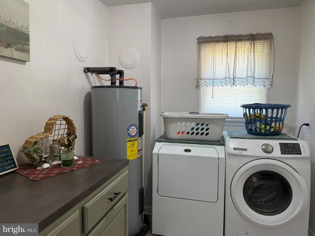a close view of utility room
