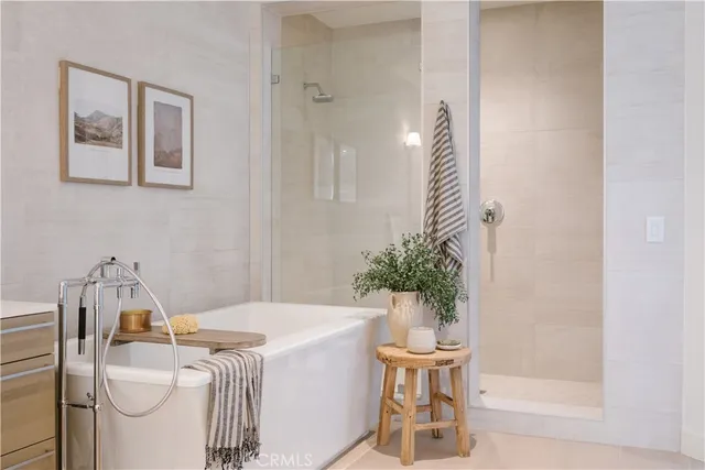 a room with a table and chairs