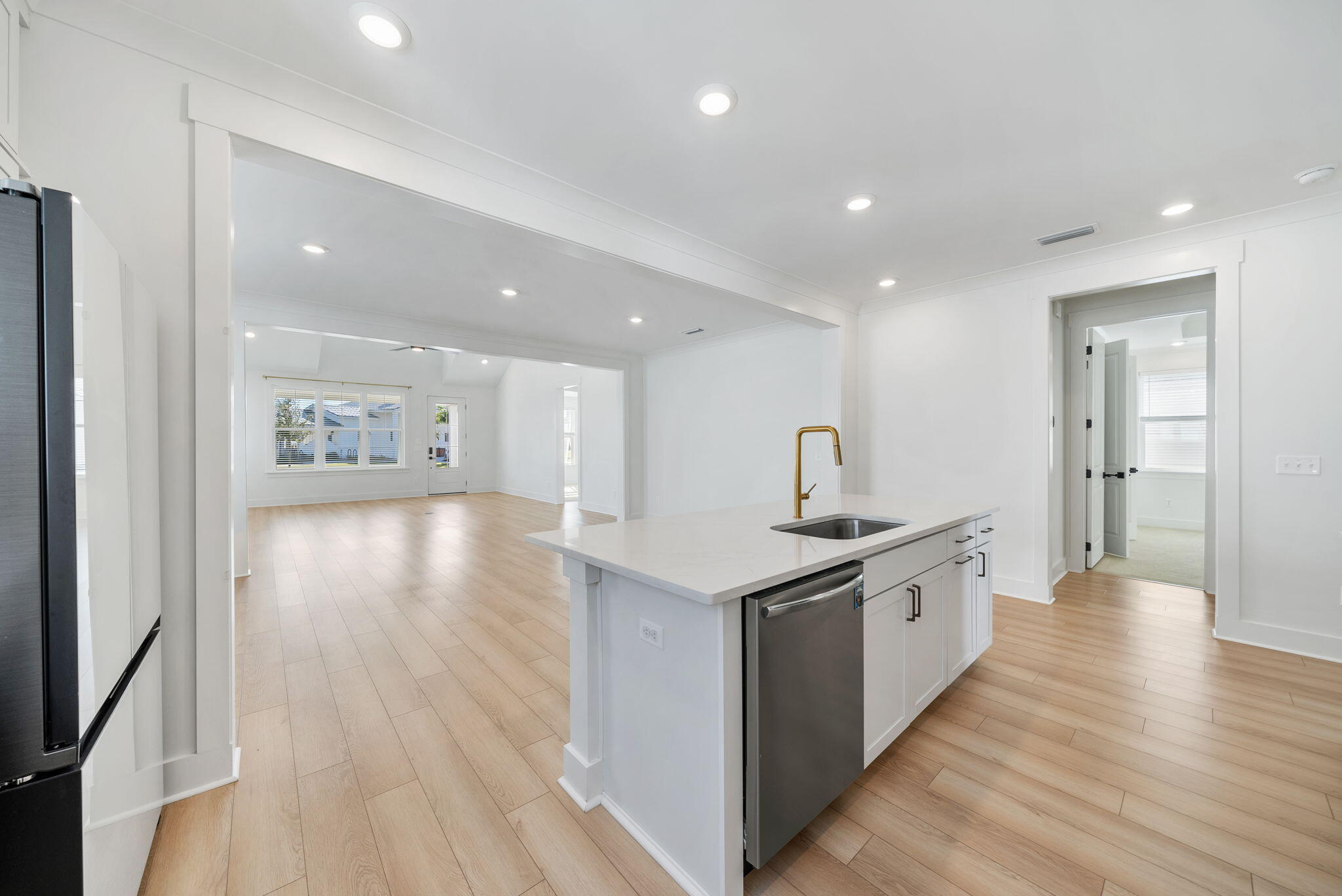 1917 Rushes Avenue Panama City, FL 32405 - Photo 10 of 66 a kitchen with stainless steel appliances granite countertop a sink and stove top oven