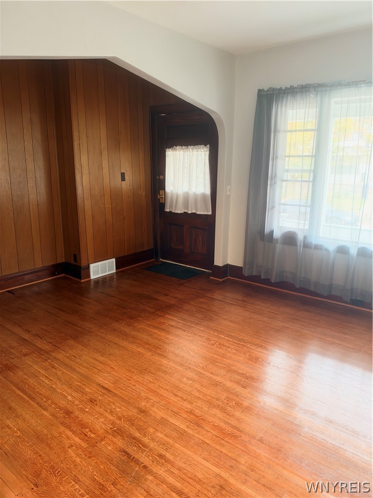 166 Herkimer Street Buffalo, NY 14213 - Photo 6 of 13 Gleaming hardwood floors run through this welcomin