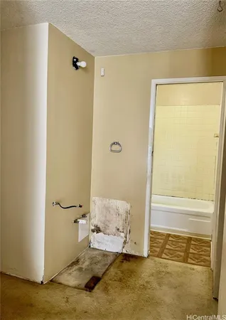 a bathroom with a window