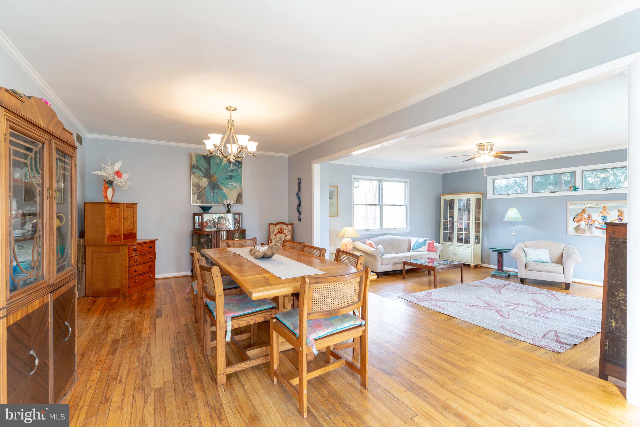 764 Dividing Road Severna Park, MD 21146 - Photo 9 of 49 Open Living/ Dining Area Steps Down.....